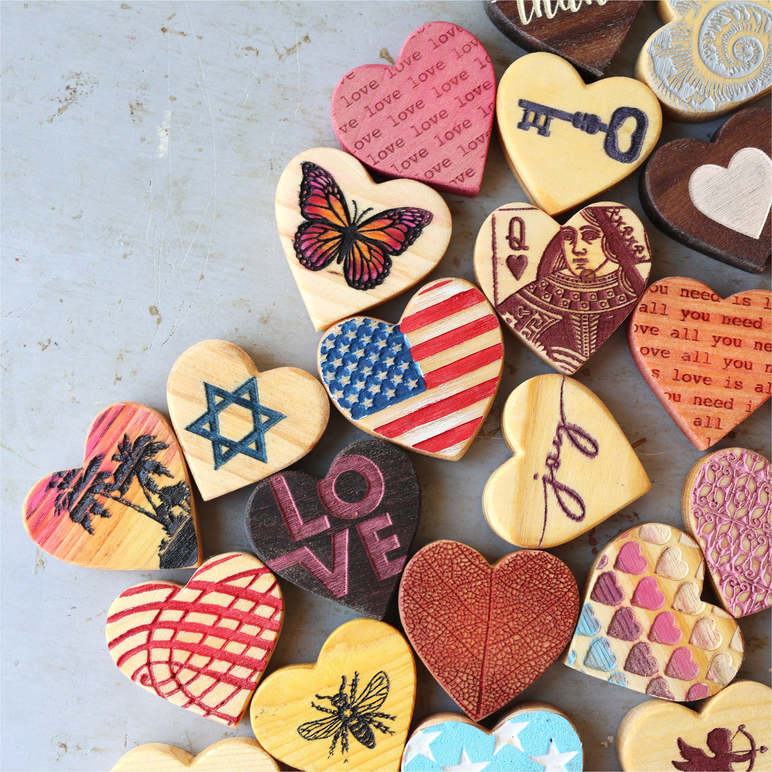 Engraved Hearts