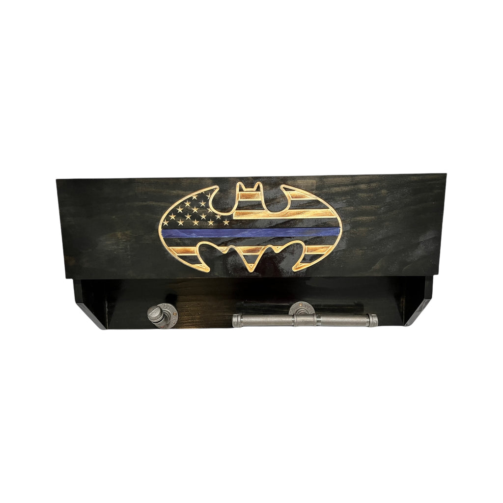 Custom Police Gear Rack with RFID Lock and Concealed Compartment