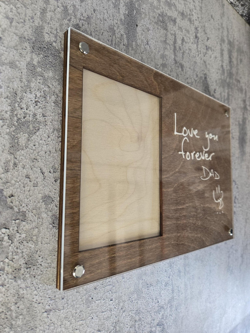 Engraved Handwriting Frame